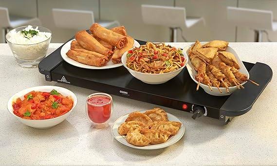 ::: Cooks Professional 3 Section Buffet Warmer and Hot Plate :::