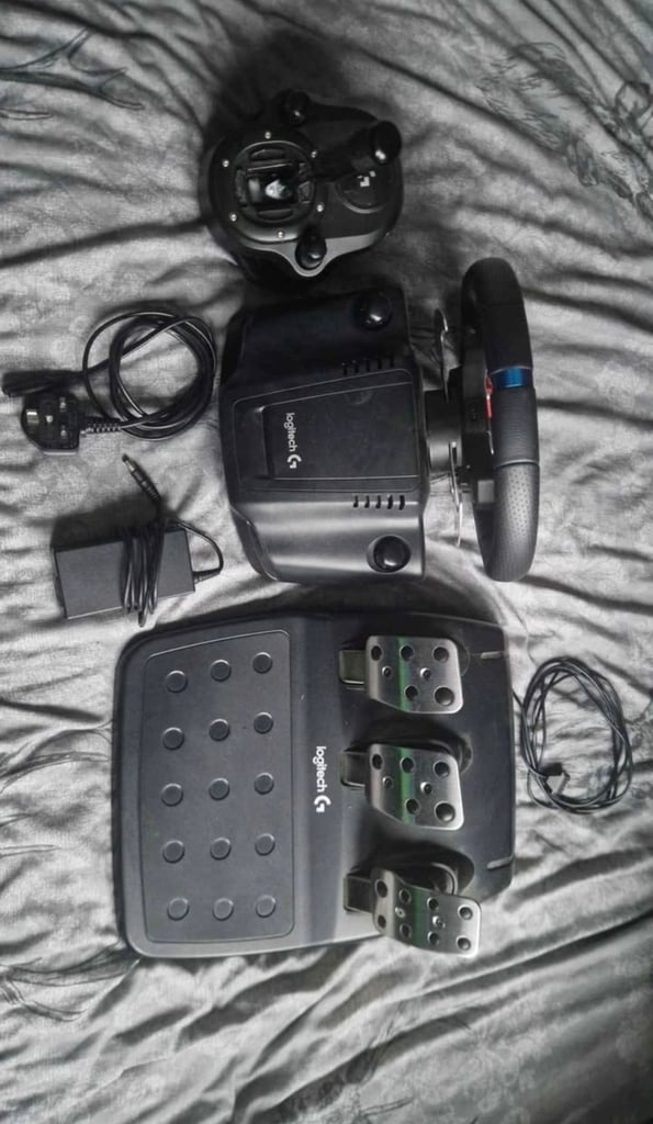 image for Logitech g29 playstation sim steering wheel 