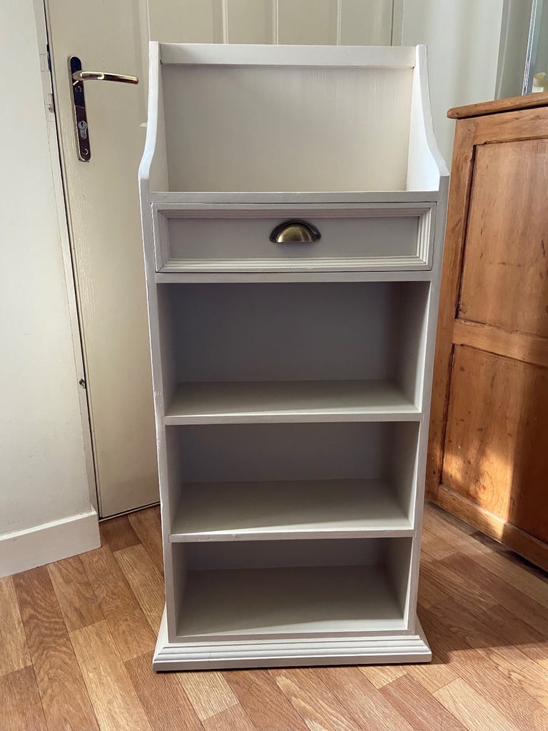 Solid pine slim  bookcase