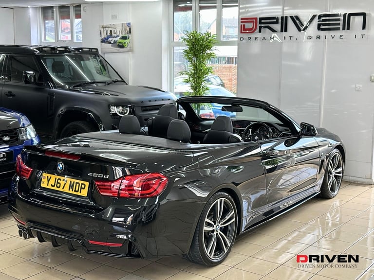 BMW 4 SERIES M SPORT CONVERTIBLE 2DR AUTO + M PRFMNCE KIT + FSH + FREE DELIVERY!