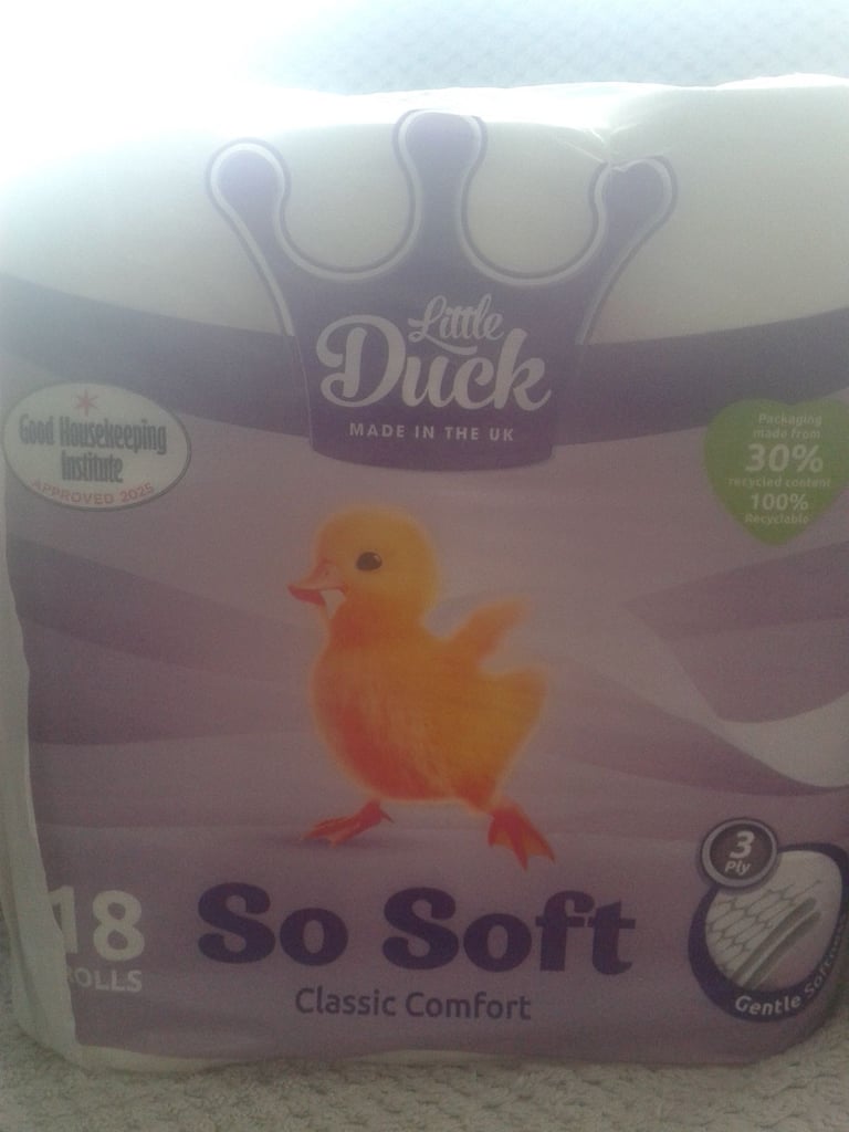 image for NEW QUALITY 18 ROLLS 3-PLY TOILET ROLLS