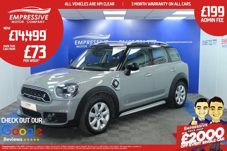 image for 2020 69 MINI COUNTRYMAN 1.5 10KWH COOPER SE CLASSIC SUV 5DR PETROL PLUG-IN HYBRI