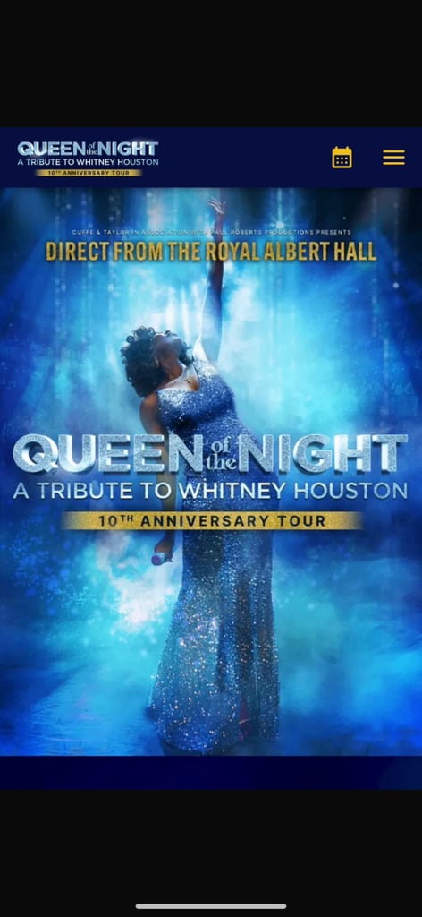 Queen of the Night tribute Whitney Houston Sunderland 