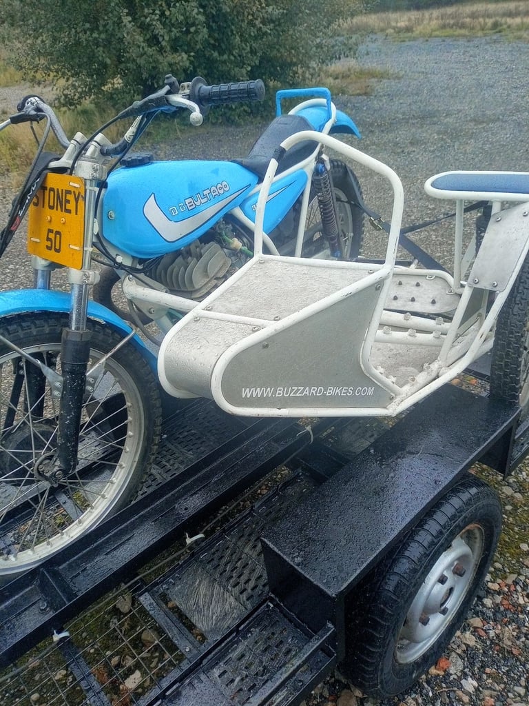 Trials bike sidecar, Bultaco 350 trials bike and sidecar 
