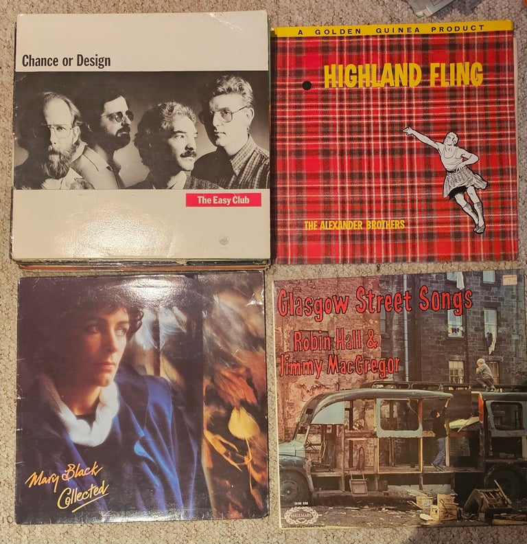 Scottish vinyl records and singles - Corries etc