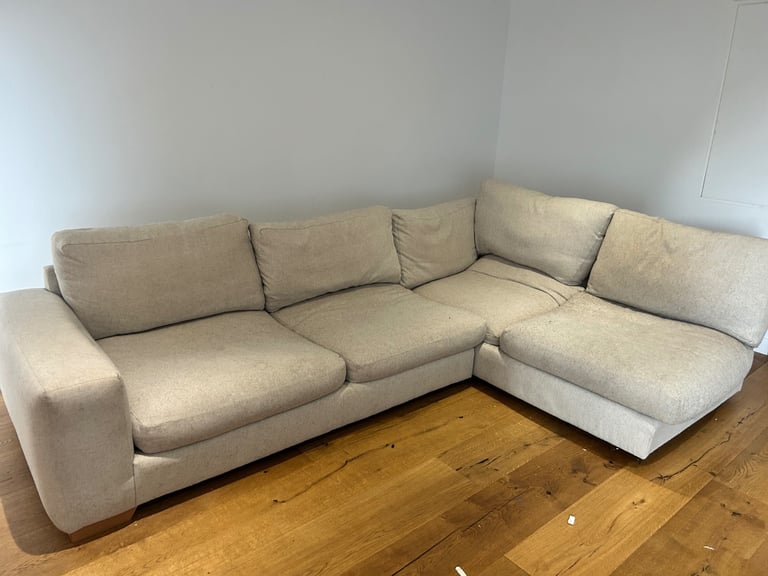 Cream sofa 