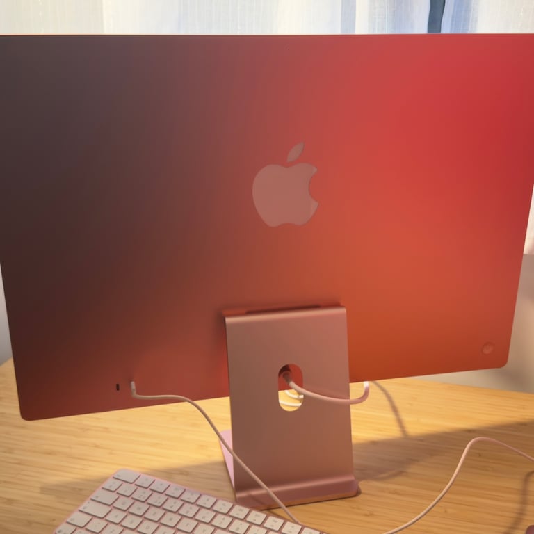  Apple iMac 24-inch, 2024 M4 Processor, 16GB RAM, 256GB SSD, 8‑Core GPU, 4.5K