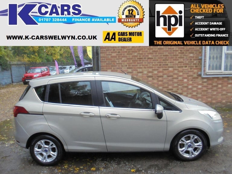 2012 Ford B-MAX 1.4 Zetec Euro 5 5dr MPV Petrol Manual