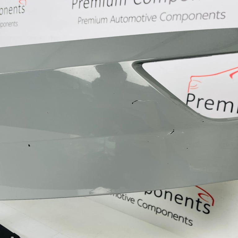 Skoda Karoq Front Bumper Genuine Grey With Washer Jets 2017 - 2021 [ap48]