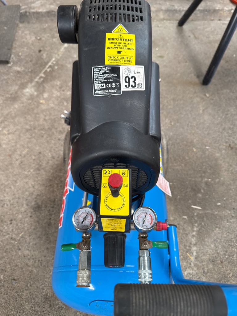 Airmaster Tiger 8/510 Air Compressor 50L, 8 Bar, 2HP