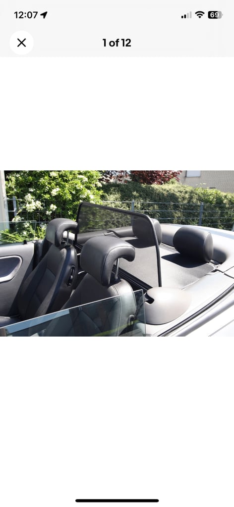 Saab wind deflector