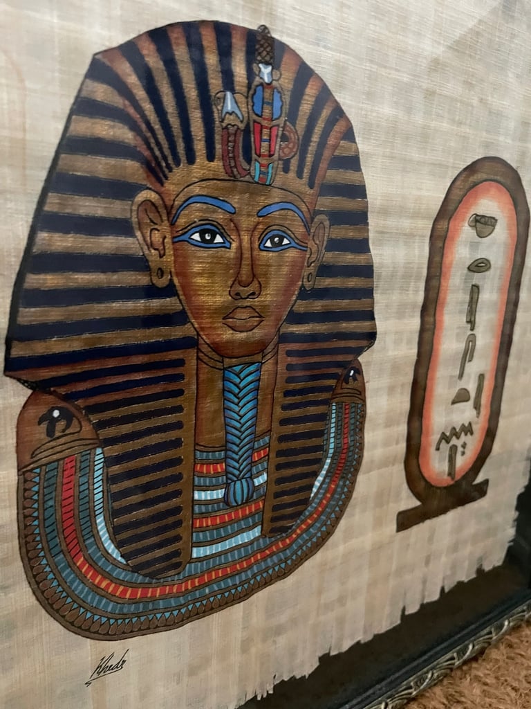 90s Egyptian artwork 