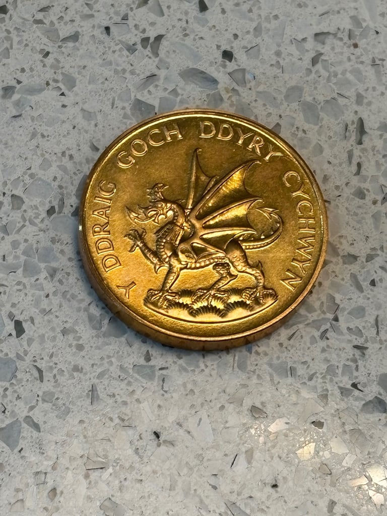 Prince Charles 1969 Welsh medal 