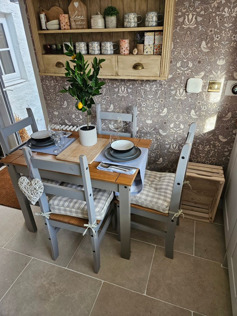 Dining Table and Chairs and cushion pads