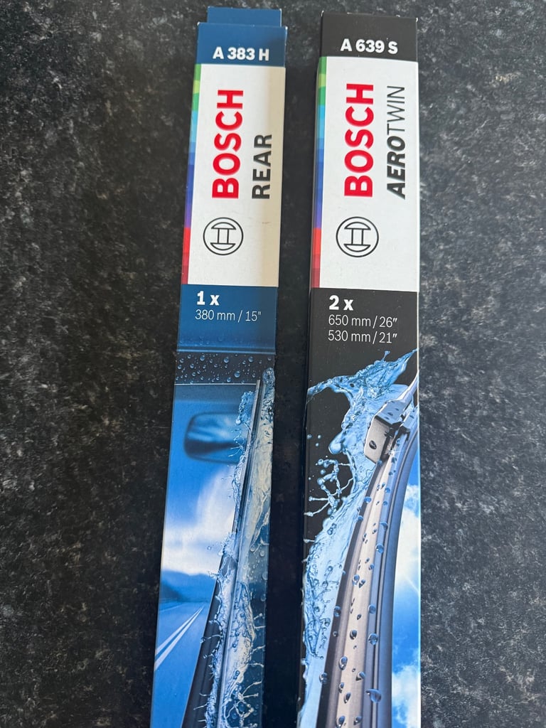 Bosh Front Rear Window Wipers-VW Tiguan 