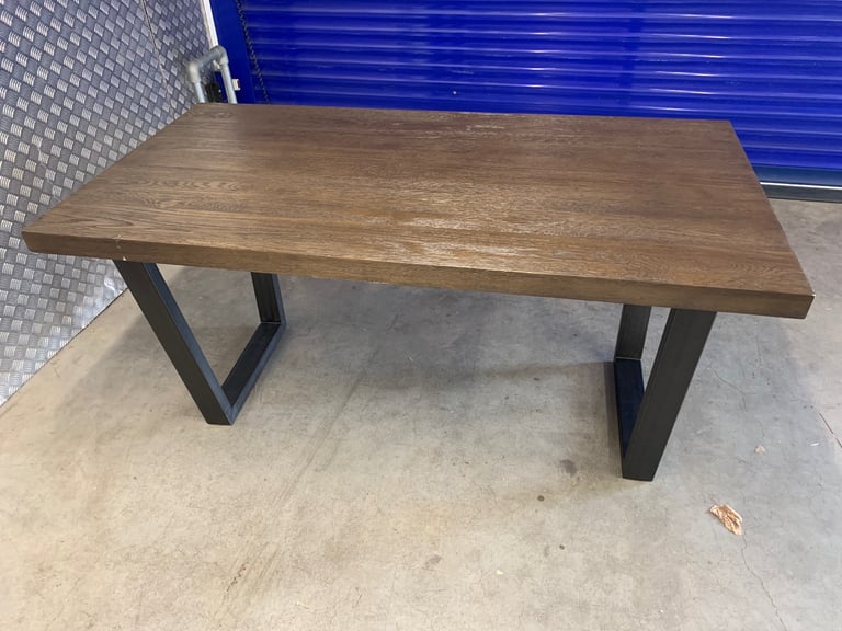 John Lewis Calia Dark Oak Kitchen dining Table 160x85cm