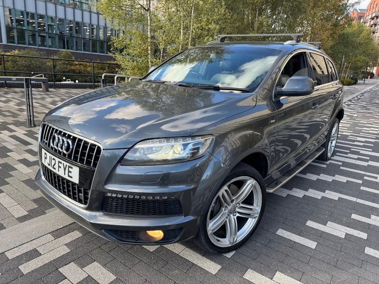 2012 AUDI Q7 3.0 TDI QUATTRO S LINE TIPTRONIC AUTO DIESEL 7 SEATER 5dr GREY 