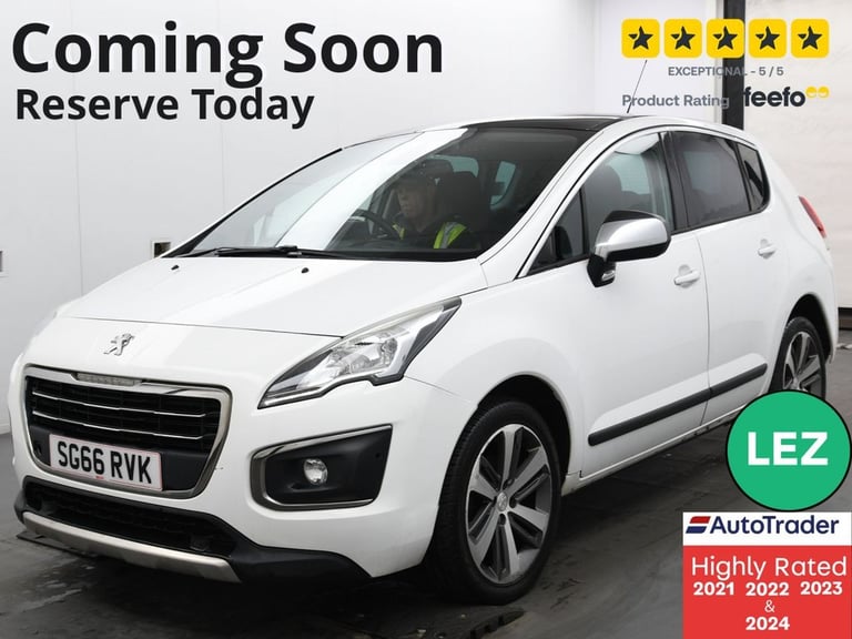2016 Peugeot 3008 1.6 BlueHDi Allure SUV 5dr Diesel Manual Euro 6 (s/s) (120 ps) HATCHBACK Diesel...
