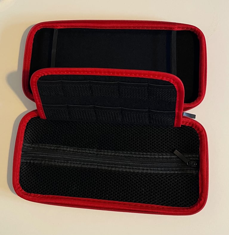 Boxed Switch 1 Neon Red & Blue with Carrier Case