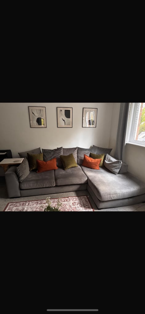 image for Grey corner sofa