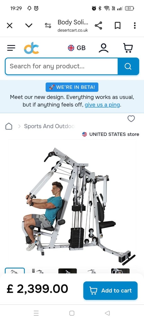 image for Multi gym by body solid. Excellent bit of kit!