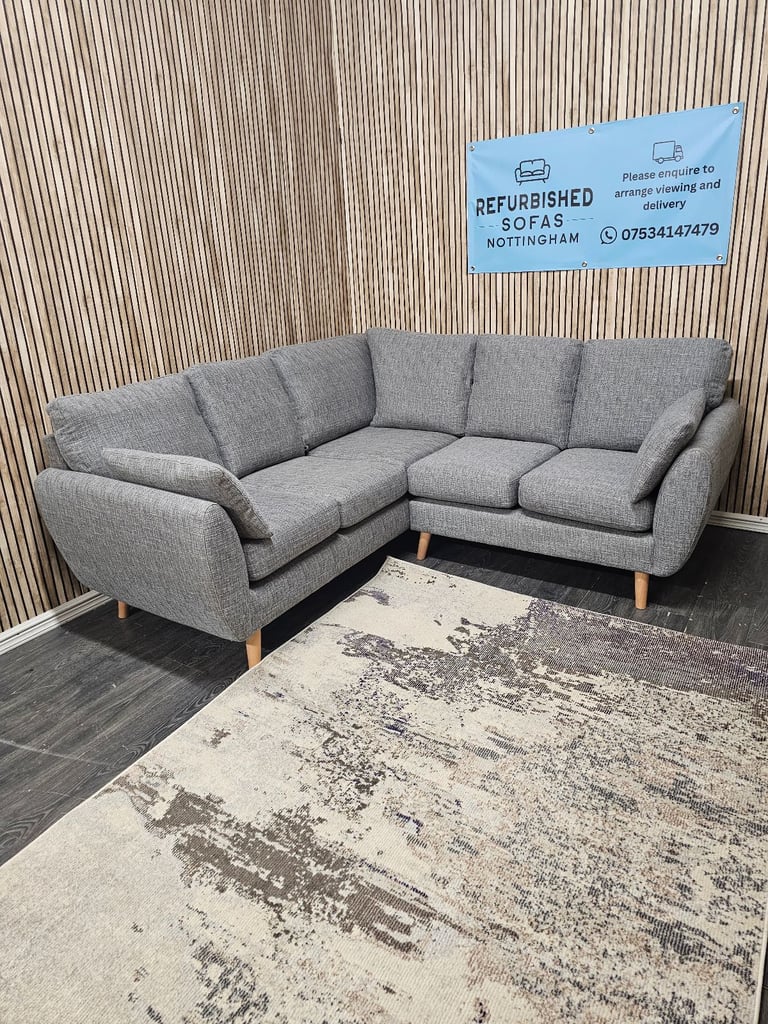 image for Next Wilson grey corner sofa 