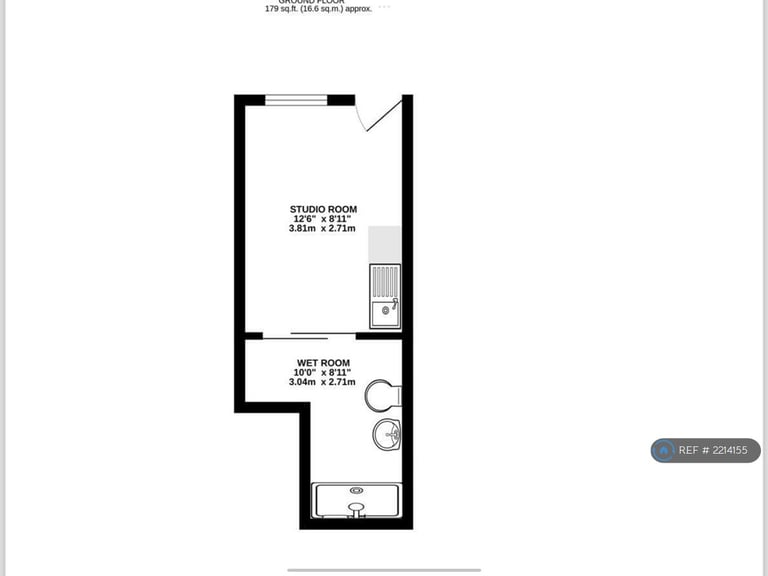 Studio flat in Whitby Gardens, Sutton, SM1 (#2214155)