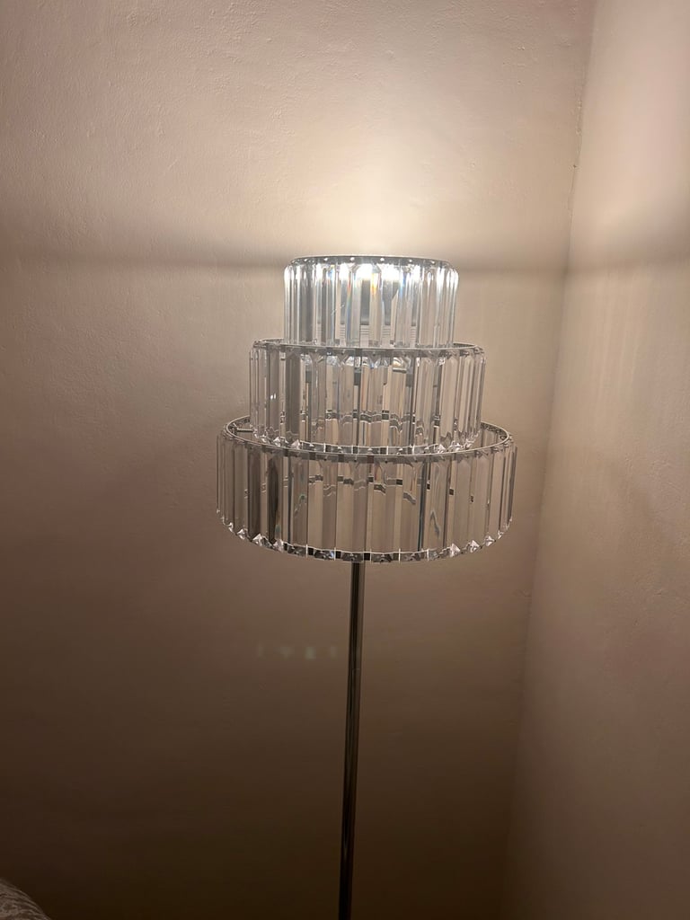 image for Floor lamp with crystal effect 