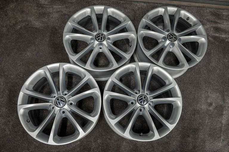 *Refurbished* Genuine 17" VW Passat CC Alloy Wheels 5x112 Golf/Scirocco/Caddy *P/X*
