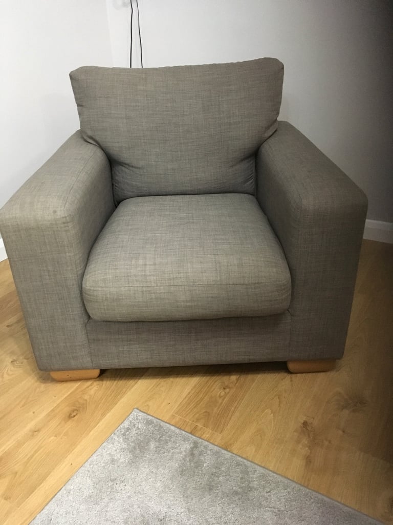 image for John Lewis grey armchair