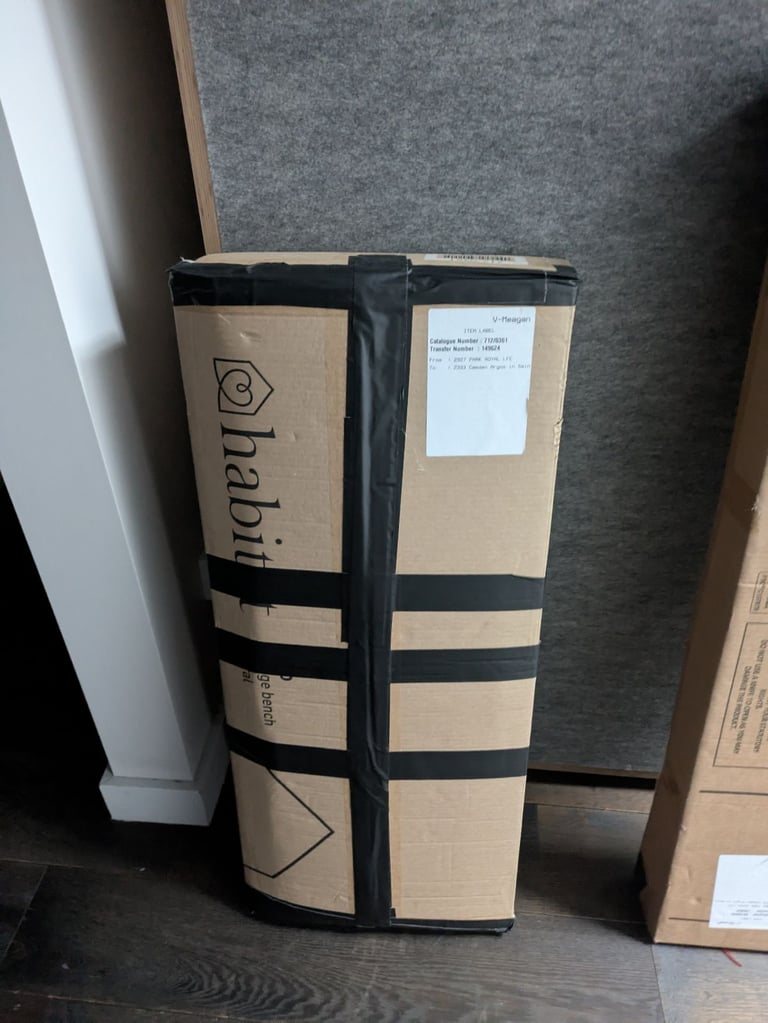 Habitat storage bench - opened but never used