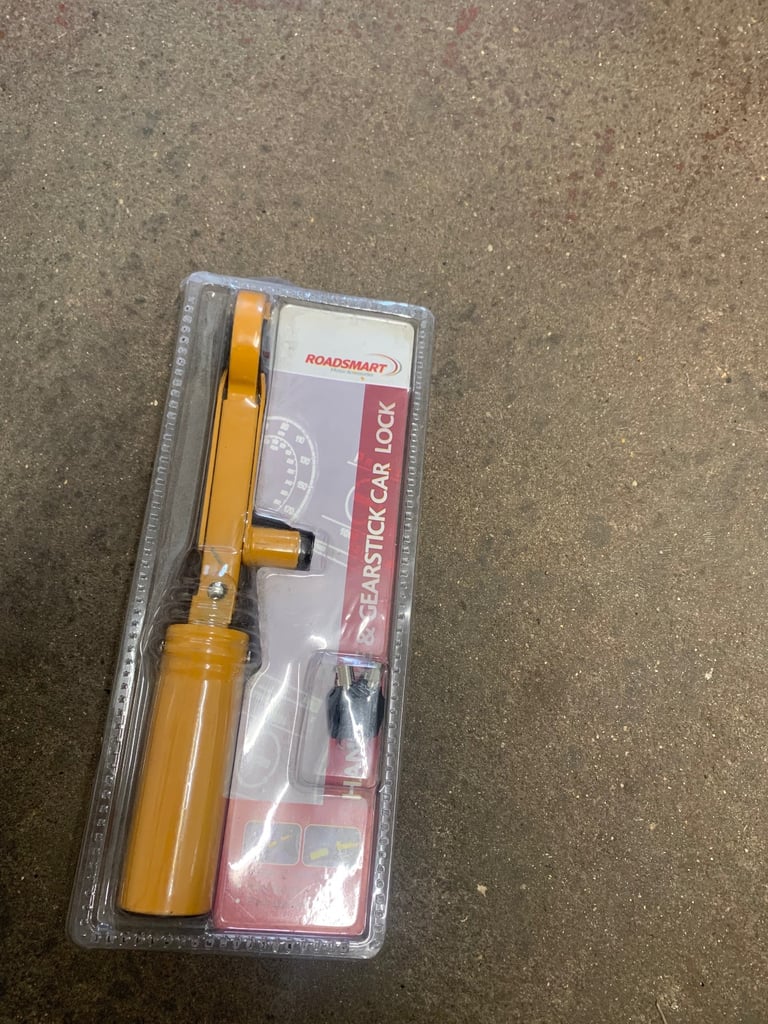 Handbrake and gearstick car lock ( brand new )