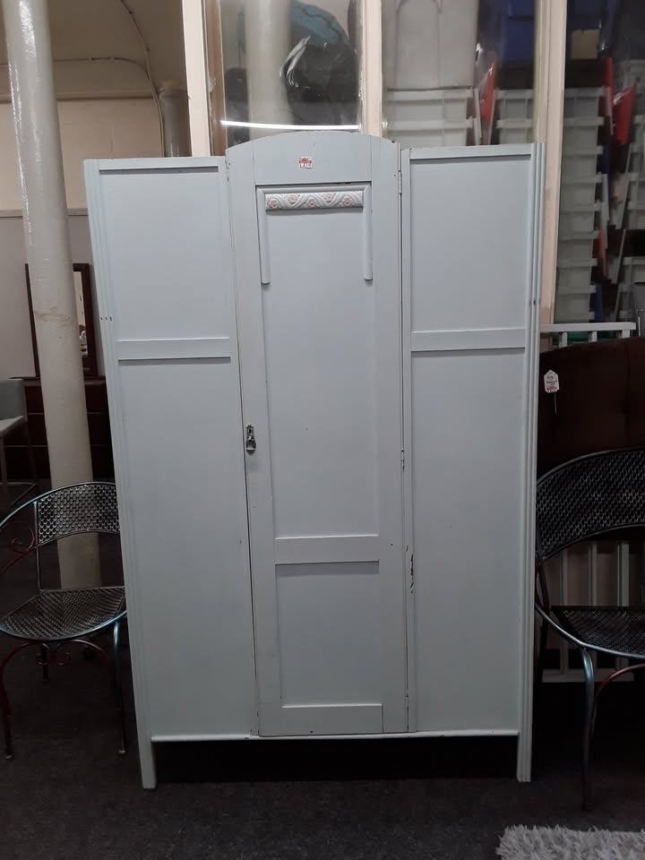 image for Vintage solid wood triple wardrobe Low Cost Moves 2nd Hand Furniture STALYBRIDGE SK15 3DN