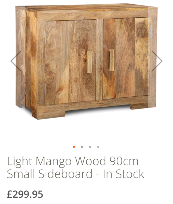 Mango two door cupboard.