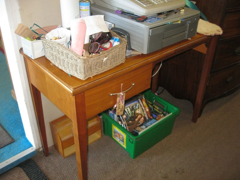 image for MODERN STURDY DESK WITH DRAWER ON LEFT. VIEWING - COLLECTION AVAILABLE