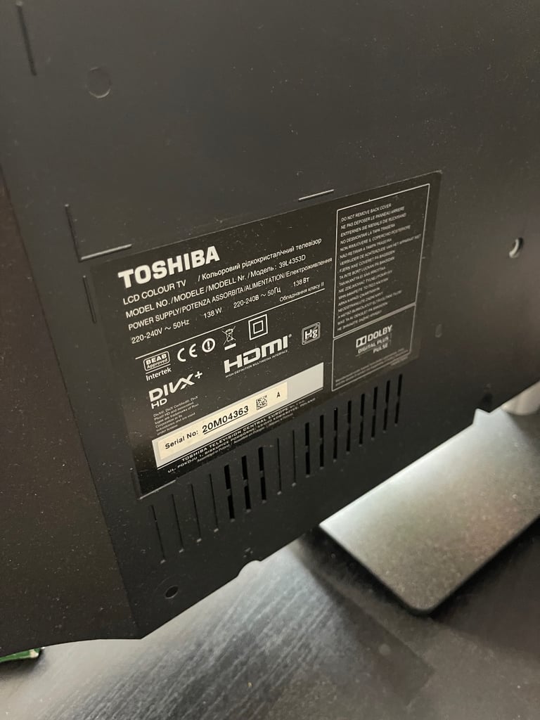 Toshiba 39L4353D 39" 1080p LCD TV