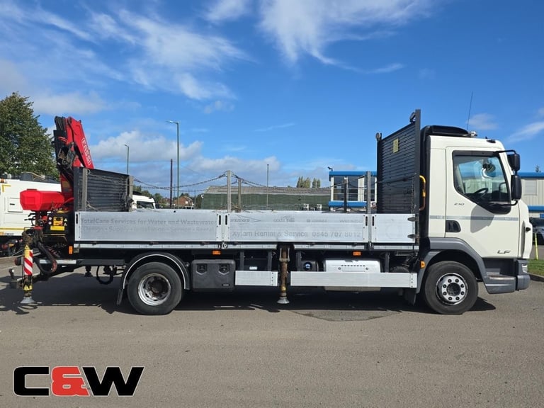 2019 (19) DAF FA LF 210 4x2 DROPSIDE WITH REAR MOUNTED CRANE – 249,000Kms