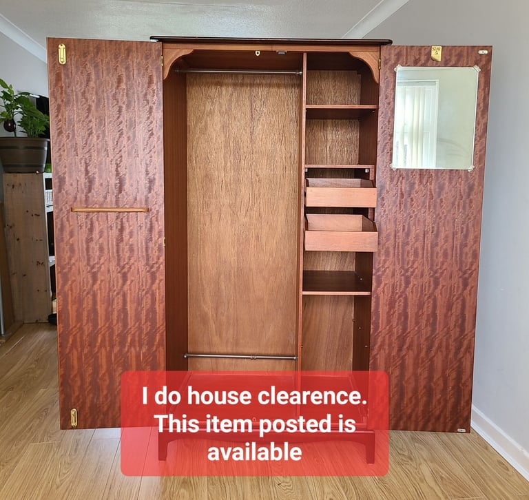 image for 40 pounds if collected by you. 5 pounds extra if I deliver. Wardrobe I do house clearance.