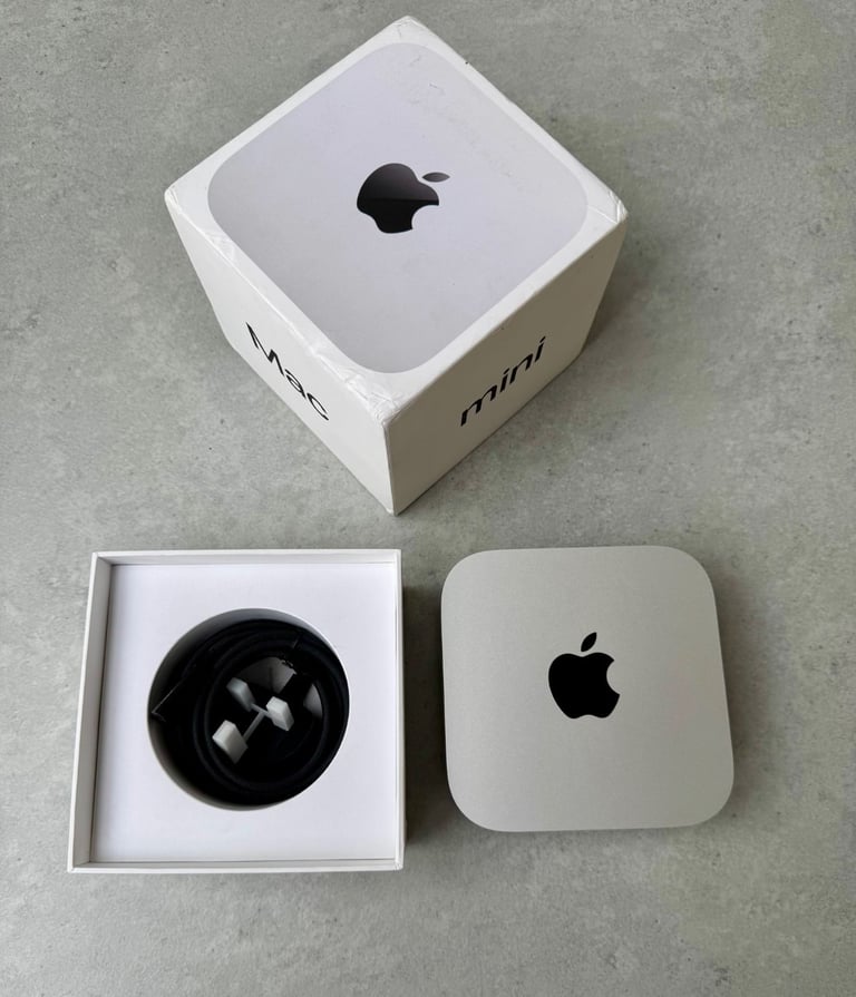 image for Apple Mac Mini M4 2024 256GB 16GB Silver Immaculate Condition - Warranty until July 2026!