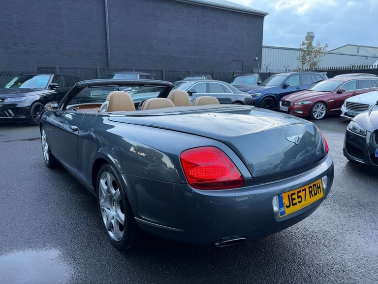 2007 57 BENTLEY CONTINENTAL 6.0 W12 GTC CONVERTIBLE 2DR PETROL AUTO 4WD EURO 4 (