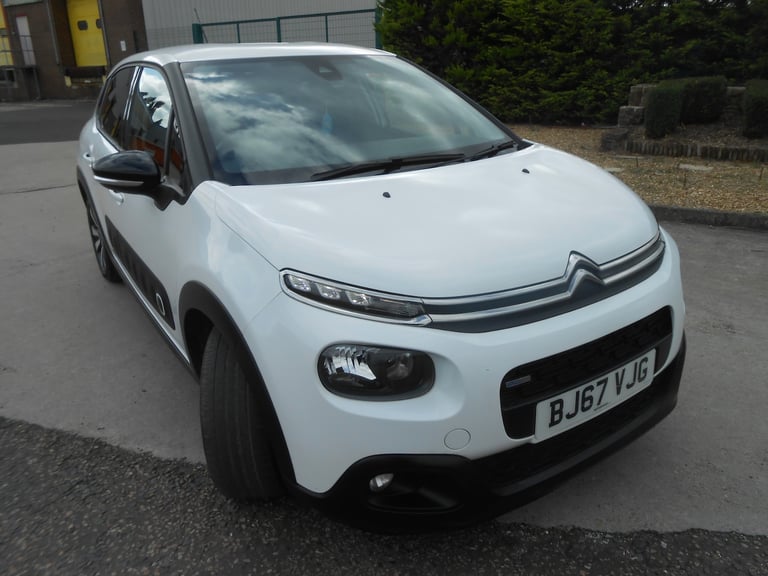 CITROEN C3 1.2 FLAIR 2017 WHITE MANUAL