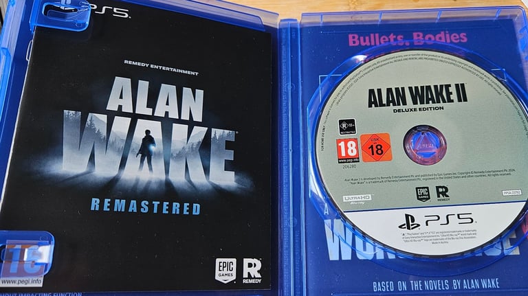 Alan Wake 2 Deluxe version - PS5 (No DLC)