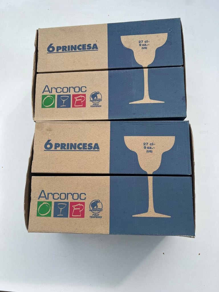 Cocktail Glasses Set of 12 Arcoroc Princesa