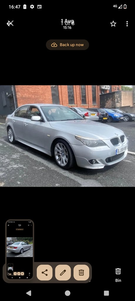 BMW, 5 SERIES, Saloon, 2008, Semi-Auto, 1995 (cc), 4 doors