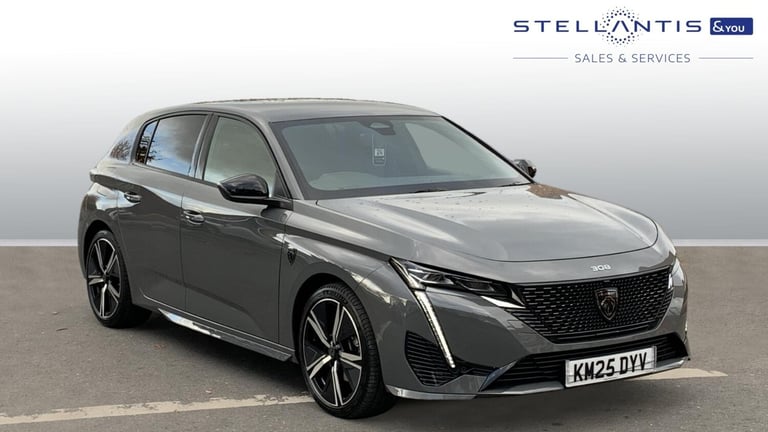 2025 Peugeot 308 1.2 Hybrid 136 GT 5dr e-DSC6 HATCHBACK PETROL Automatic