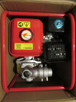 Clarke Engine Driven 2" Petrol Pump with hoses and fittings, VGC