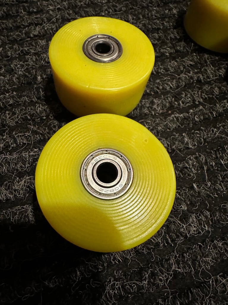 Quad style roller skate wheels 