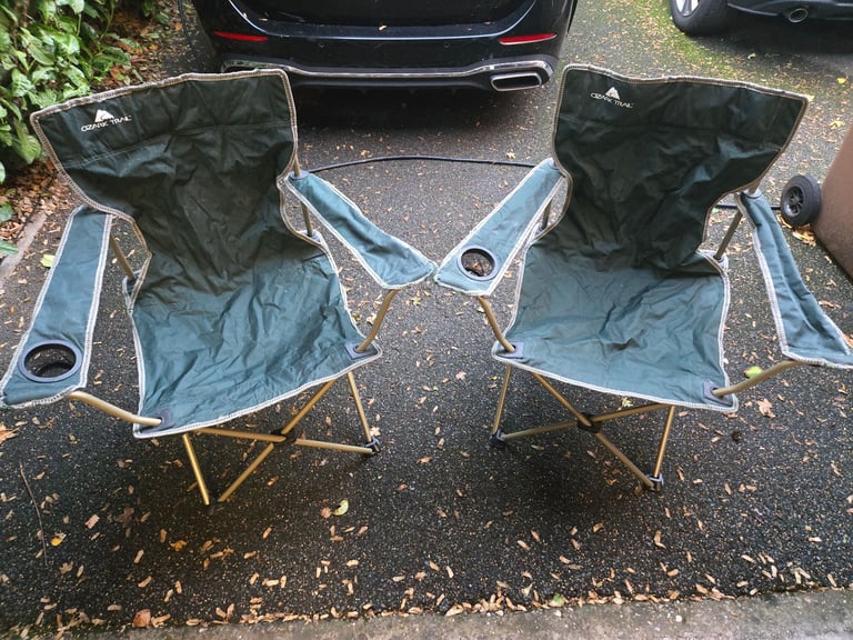 Camping chairs x2 with bags