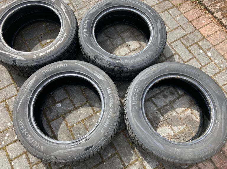 Vredestein 'Wintrac' winter tyres, selling as a pair or set, 225/55/16