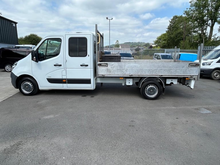 VAUXHALL MOVANO 2.3 CDTi 3500 Double Crew Cab Dropside White Manual Diesel 2018